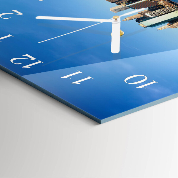 Square wall clock Horizon