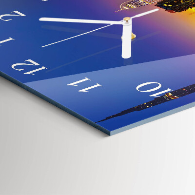 Square wall clock Horizon Dubai