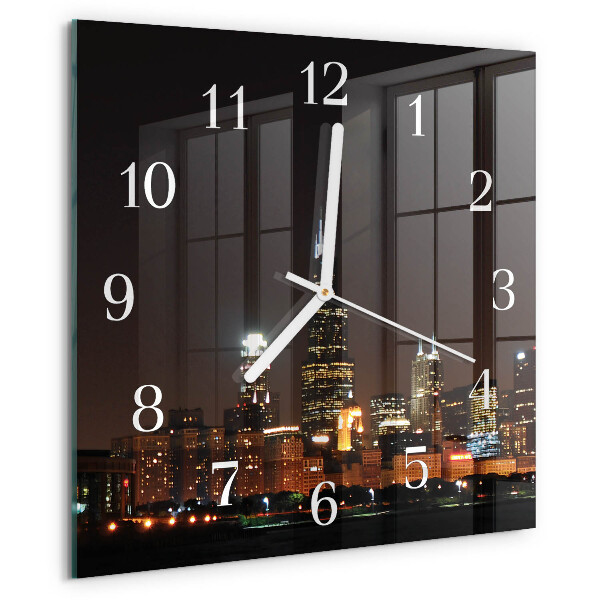 Square wall clock Night of the Horizon