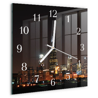 Square wall clock Night of the Horizon