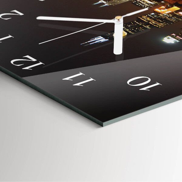 Square wall clock Night of the Horizon