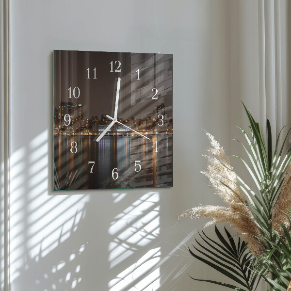 Square wall clock Horizon