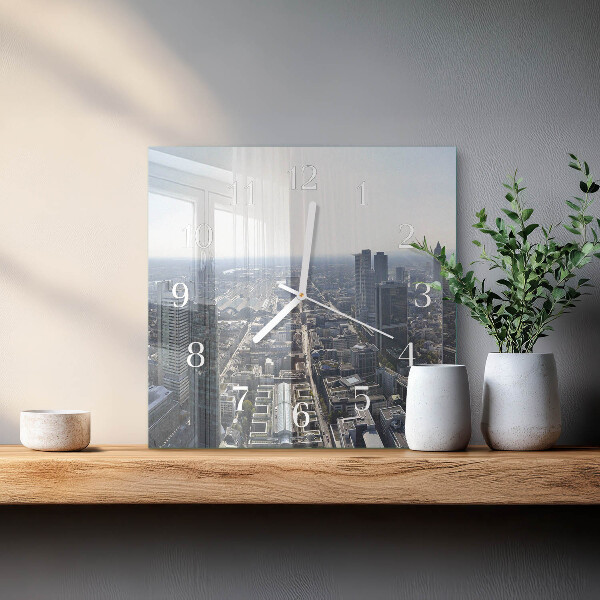 Square wall clock Horizon