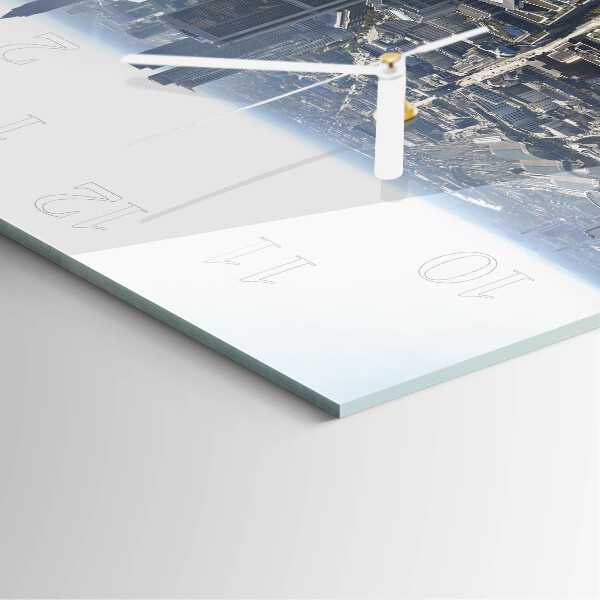 Square wall clock Horizon