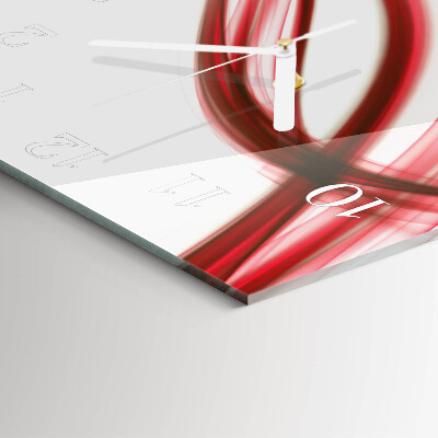 Square wall clock Abstract Lines
