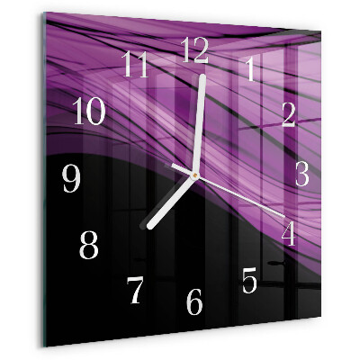 Square wall clock Abstraction
