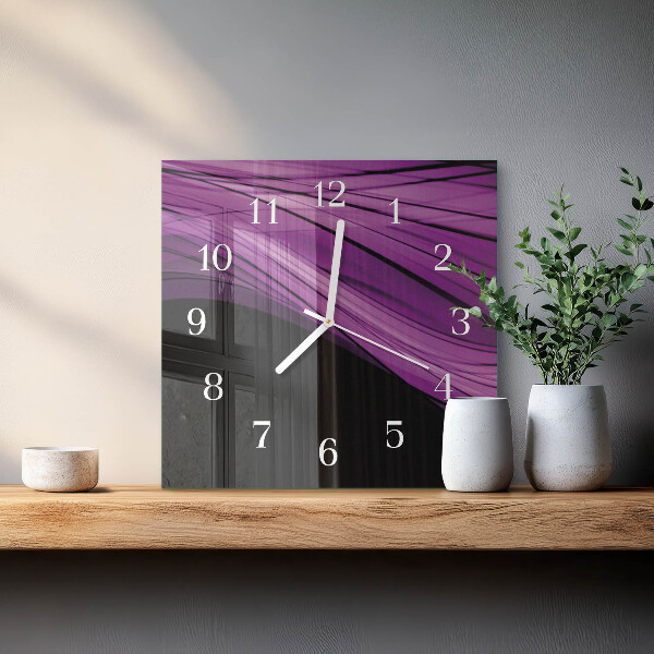 Square wall clock Abstraction