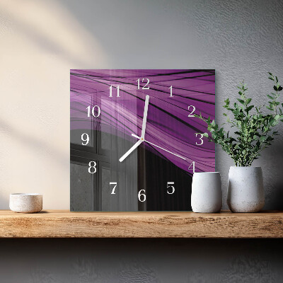 Square wall clock Abstraction