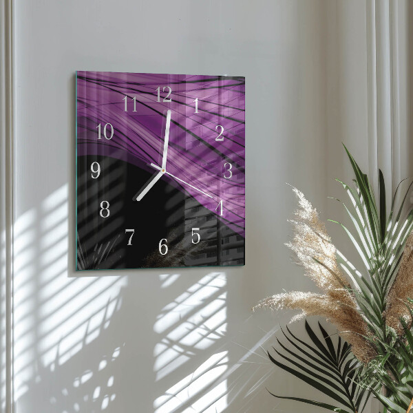 Square wall clock Abstraction
