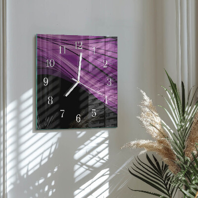 Square wall clock Abstraction