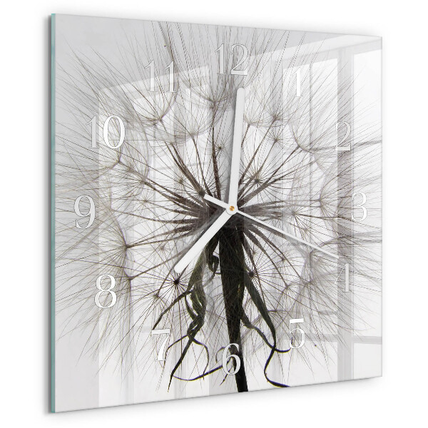 Square wall clock Dandelion