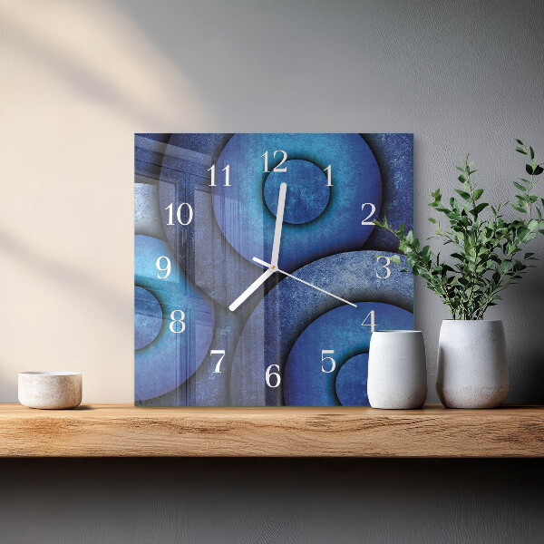 Square wall clock The Art of Circles