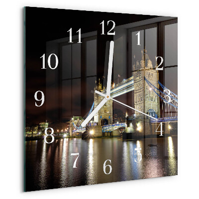 Square wall clock London Bridge
