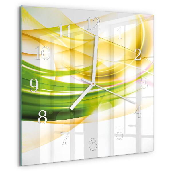 Square wall clock Abstraction