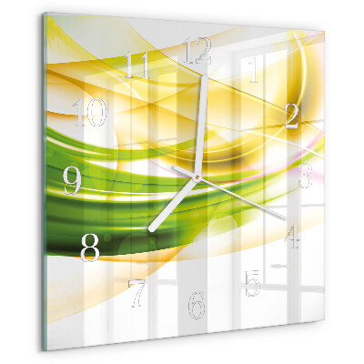 Square wall clock Abstraction