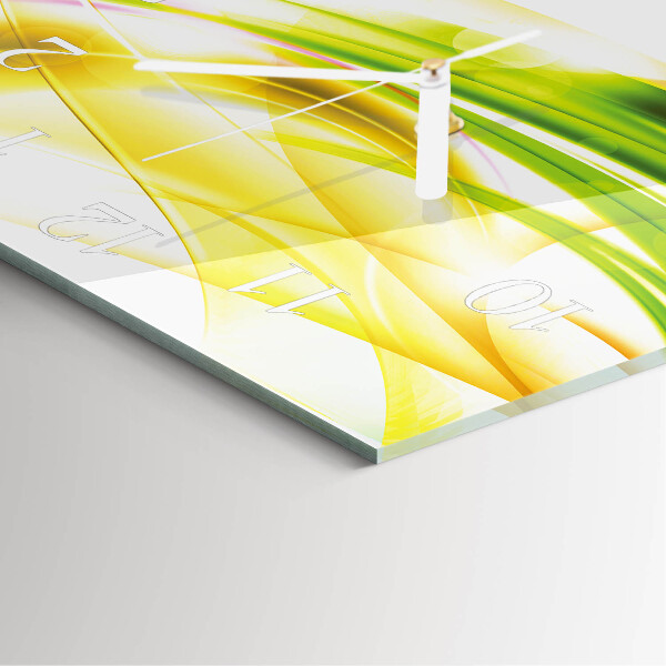 Square wall clock Abstraction