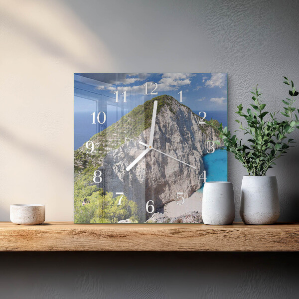 Square wall clock Cliff