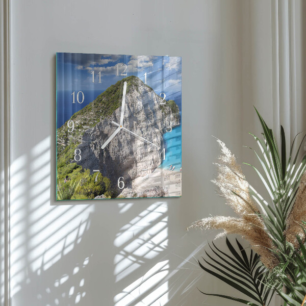 Square wall clock Cliff