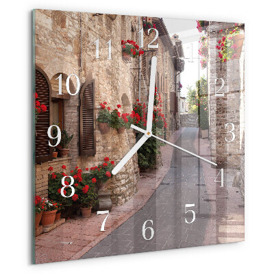 Square wall clock Avenue