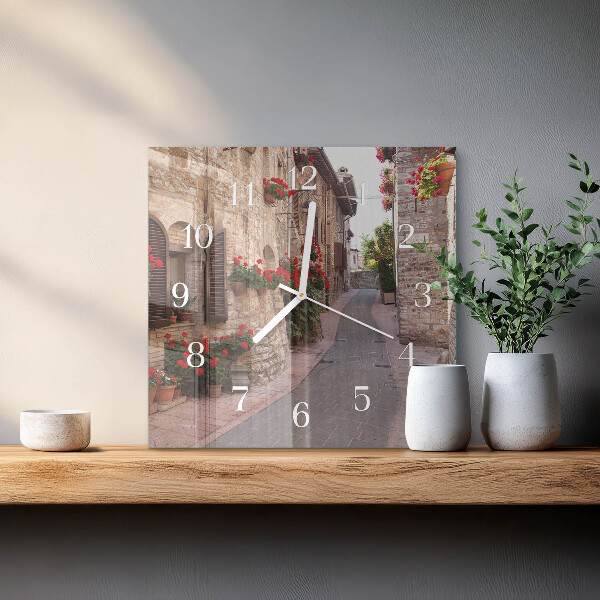 Square wall clock Avenue