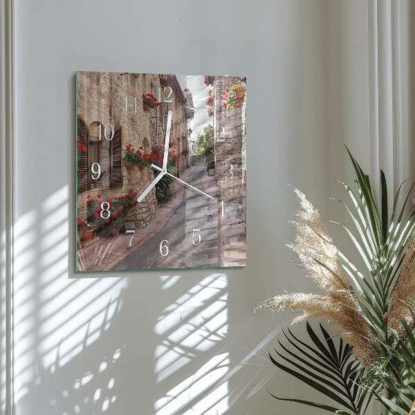 Square wall clock Avenue