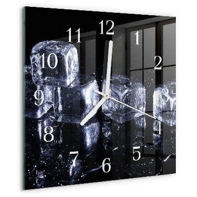 Square wall clock Ice Cubes