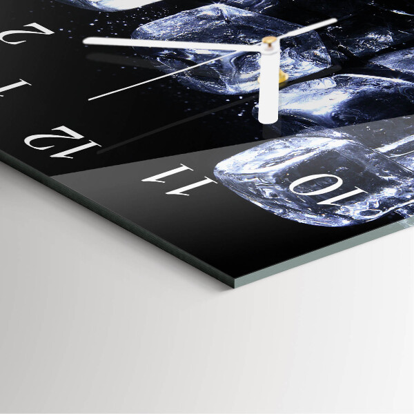 Square wall clock Ice Cubes