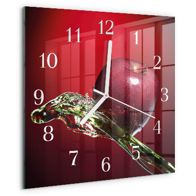Square wall clock Apple