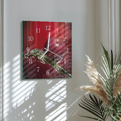 Square wall clock Apple