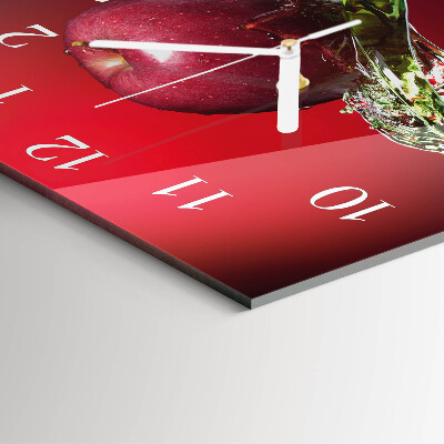 Square wall clock Apple