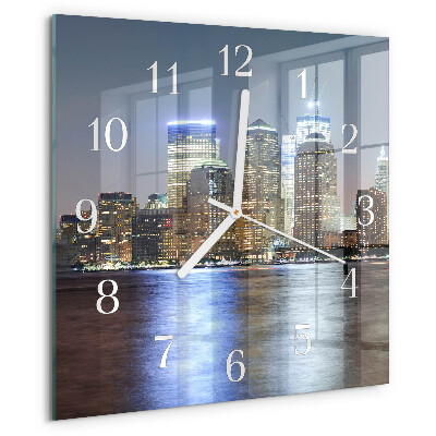 Square wall clock Horizon