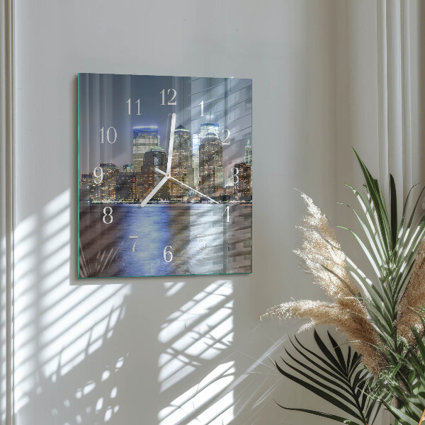 Square wall clock Horizon