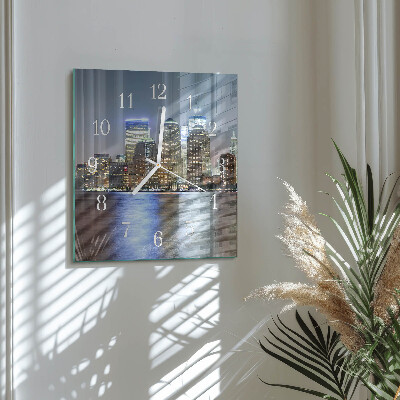 Square wall clock Horizon