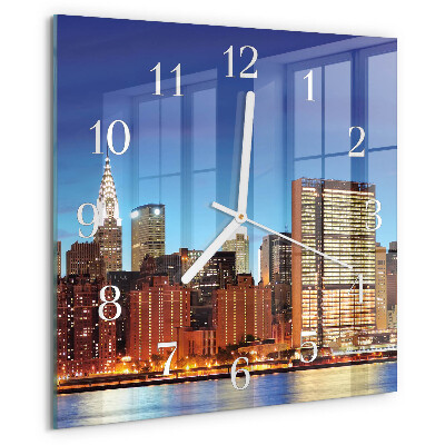 Square wall clock Horizon