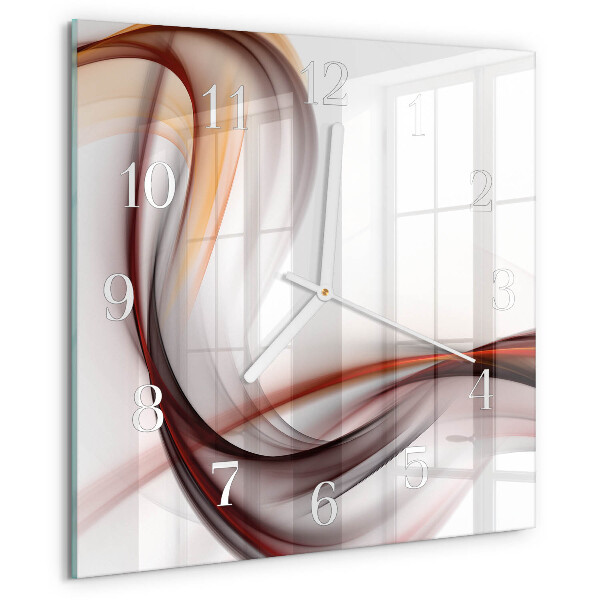 Square wall clock Abstraction