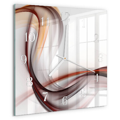Square wall clock Abstraction