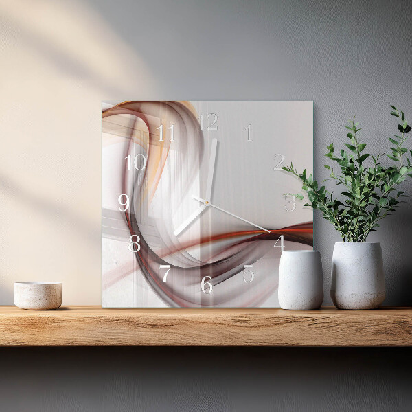Square wall clock Abstraction