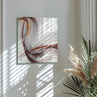 Square wall clock Abstraction
