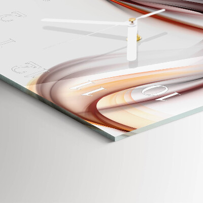 Square wall clock Abstraction