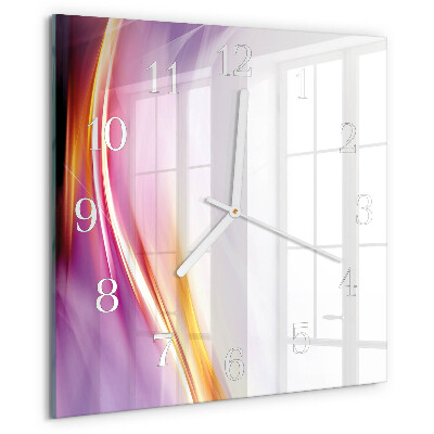 Square wall clock Abstraction
