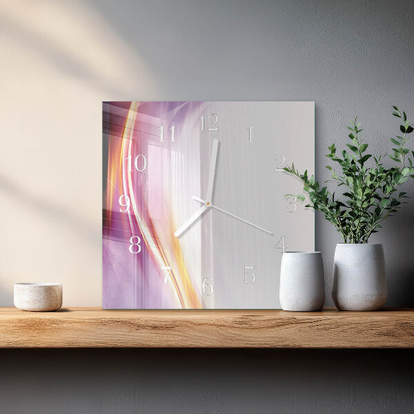 Square wall clock Abstraction