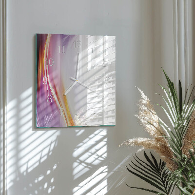 Square wall clock Abstraction