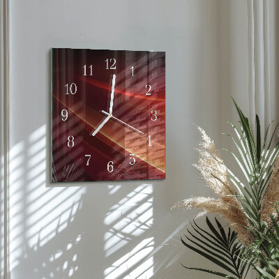 Square wall clock Abstraction