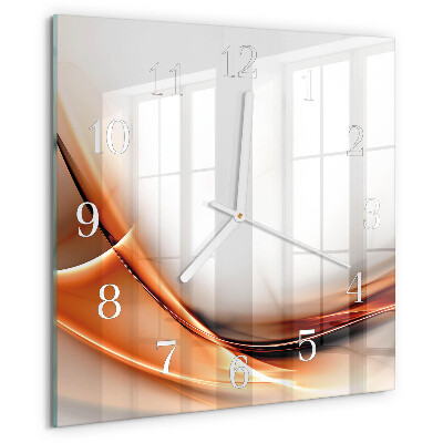 Square wall clock Abstraction