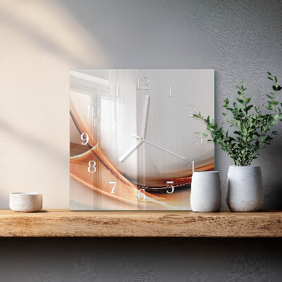Square wall clock Abstraction
