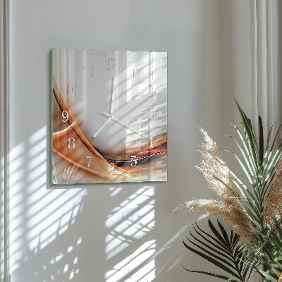 Square wall clock Abstraction