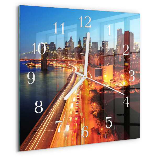 Square wall clock Horizon
