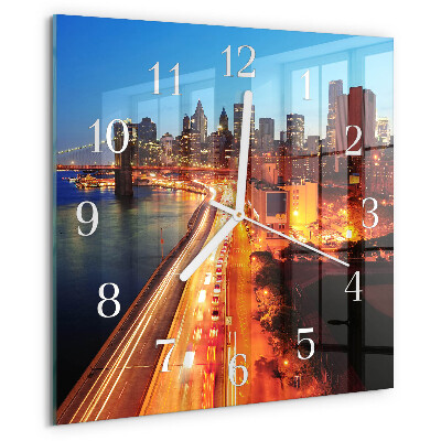 Square wall clock Horizon