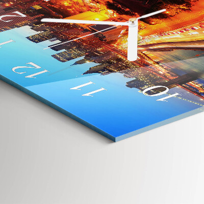 Square wall clock Horizon