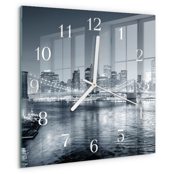 Square wall clock Night of the Horizon